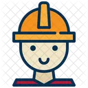 Avatar Worker Construction Icon