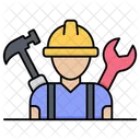 Worker Man Work Icon