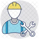 Worker Labourer Repairman Icon