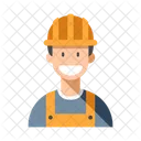 Worker Man Constructor Icon