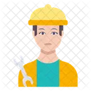 Worker Man Professional Icon