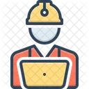 Worker Roustabout Engineer Icon
