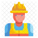 Worker Labor Man Icon