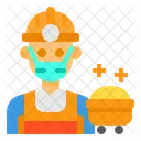 Worker Avatar Mask Icon