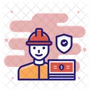 Worker Insurance Consultant Icon