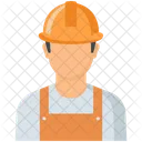 Worker Man Builder Icon