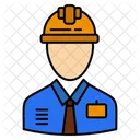 Worker Engineer Industry Icon