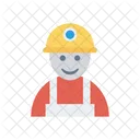 Worker Engineer Man Icon