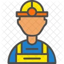 Worker Engineer Builder Icon