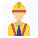 Worker Construction Engineer Icon