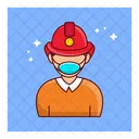 Worker Hat Protection Icon