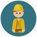 Construction Worker Constructor Icon