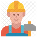 Worker Man Labor Icon