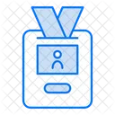 Worker Badge Employee Award Icon