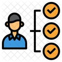 Worker Checklist Icon