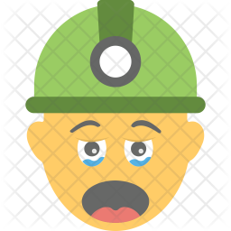 Worker Crying Icon