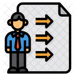 Worker Document  Icon