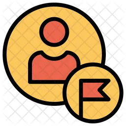 Worker Flag  Icon