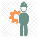 Worker Engineer Mechanic Icon