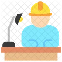 Worker Labor Construction Icon