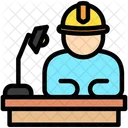 Worker Labor Construction Icon