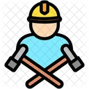 Worker Labor Construction Icon