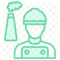 Worker-in-factory  Icon