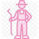 Worker In Farm Worker Farm Icon