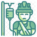 Worker Injury  Icon