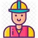 Worker Male  Icon