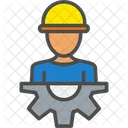 Worker Setting Worker Management Employee Management Icon