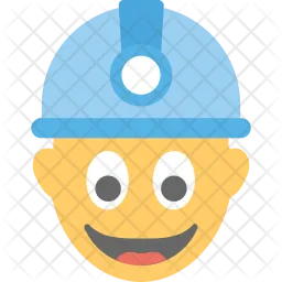 Worker Smiling  Icon