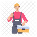 Worker Toolkit Worker Toolbox Construction Worker Icon