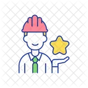 Worker Star Award Icon