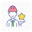 Worker Star Award Icon