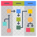Workflow Roadmap Plan Icon