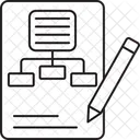 Workflow Hierarchy Diagram Icon