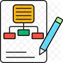 Workflow Hierarchy Diagram Icon