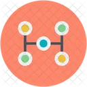 Workflow Business Networking Icon
