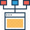 Workflow Algorithm Webpage Icon