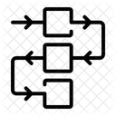 Workflow Flowchart Schedule Icon
