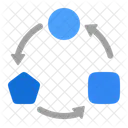 ワークフロー図  アイコン