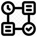 Workflow Business Intelligent Icon