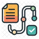 Workflow Flowchart Hierarchy Icon