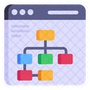 Workflow Flowchart Website Flow Icon