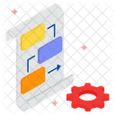 Workflow Hierarchy Diagram Icon