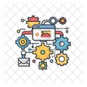 Hierarchy Diagram Flowchart Icon