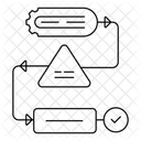 Workflow Process Mapping Task Sequencing Icon