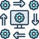 Workflow Software Networking Icon