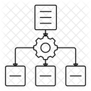 Workflow Task Management Project Allocation Icon